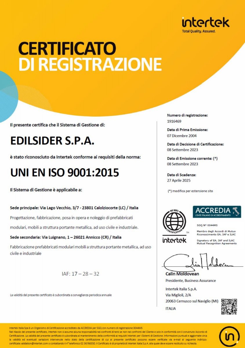 ISO 9001:2015 | 9001 ita